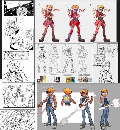 AA project chardes+webtoon